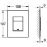 Комплект унитаза Vincea Evo Rimless VT1-34S с инсталляцией Grohe Rapid SL 38811KF0