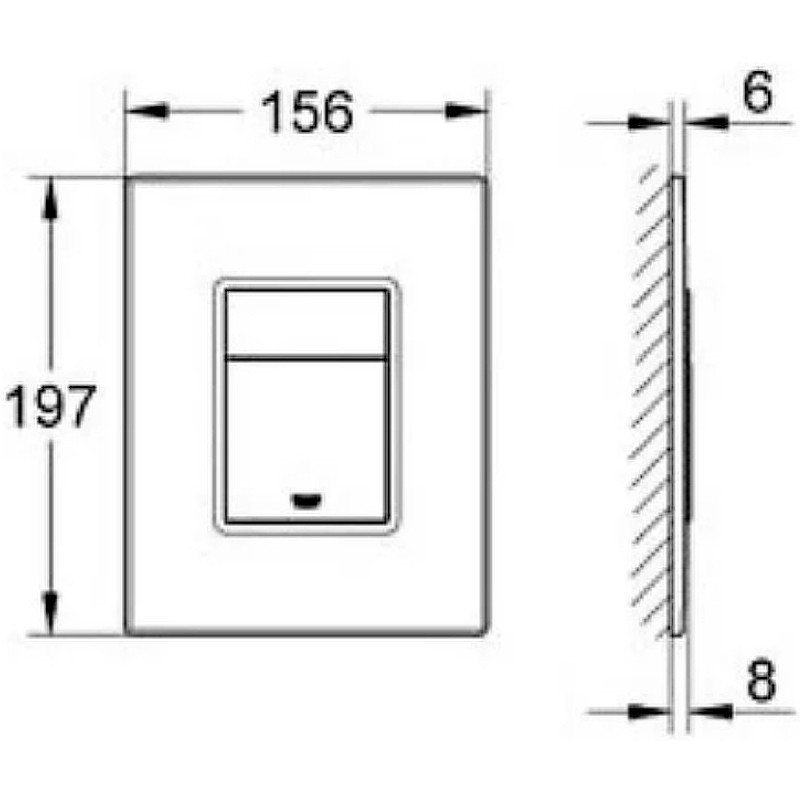 Комплект унитаза Vincea Evo Rimless VT1-34S с инсталляцией Grohe Rapid SL 38811KF0
