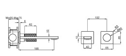 Смеситель для раковины Vincea Альто (Alto) VBFW-6AL1GM
