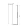 Душевая дверь Vincea Slim-N 120 VDS-4SN120CLB