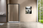 Душевой уголок Vincea Garda 140x100 VSR-1G1014CLB