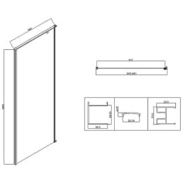 Душевой уголок Vincea Slim-N 90x90 VSR-5SN9090CL