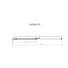 Душевая дверь Vincea Slim-N 140 VDS-4SN140CLB