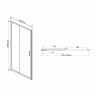 Душевая дверь Vincea Garda VDS-1G120CHB 120