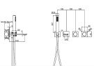 Смеситель для ванны Vincea Альто (Alto) VBTW-6AL1CH