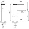 Смеситель для раковины Vincea Rim VBF-2RM1GM