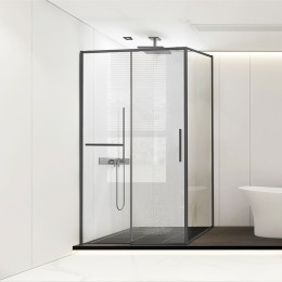 Душевой уголок Vincea Slim Soft 110x80 VSR-1SS8011CLGM
