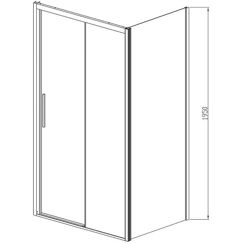 Душевой уголок Vincea Soft 110x80 VSR-3SO8011CLGM