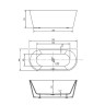 Акриловая ванна Vincea 170x80 VBT-421-1700MB