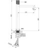 Смеситель для раковины Vincea Desire VBF-1D2BG