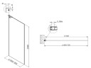 Душевая перегородка Vincea Walk in 70 VSW-7HA700CL