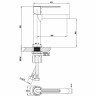 Смеситель для раковины Vincea Rondo VBF-1R1MB