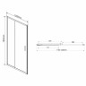 Душевая дверь Vincea Garda 120 VDS-1G120CLGM