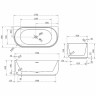Акриловая ванна Vincea 170x80 VBT-621