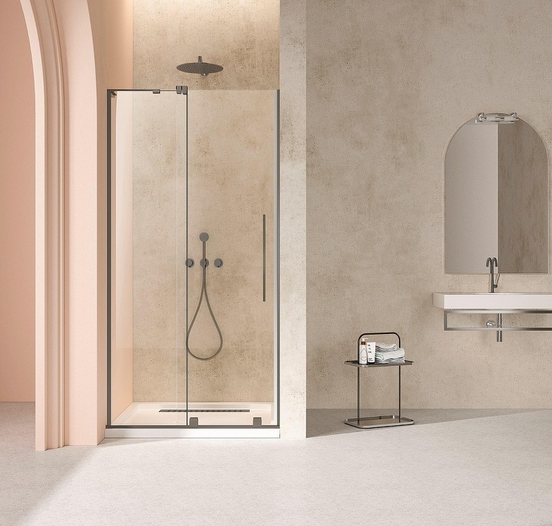 Душевая дверь Vincea Волк-Ин (Walk-In) 120 L VDS-4WSL120CLGM-L