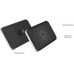 Верхний душ Vincea Inspire VSHD-3I4CGM
