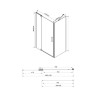 Душевой уголок Vincea Extra 110х90 VSR-1E101190CL