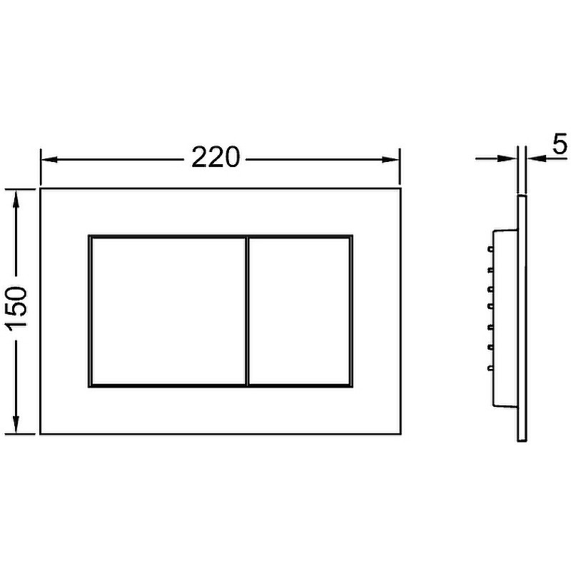 Комплект унитаза Vincea Evo Rimless VT1-34S с инсталляцией Tece Now 9400414