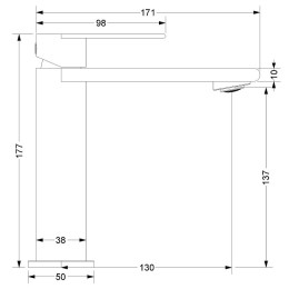 Смеситель для раковины Vincea Vogue (SS) VBF-2VS1GM