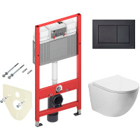Комплект унитаза Vincea Globo VT1-14S с инсталляцией Tece Now 9400414