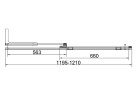 Душевая дверь Vincea Волк-Ин (Walk-In) 120 L VDS-4WSL120CL-L