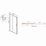 Душевая дверь Vincea Garda 150 VDS-1G150CLGM