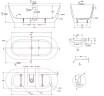 Акриловая ванна Vincea 180х80 VBT-705-1800