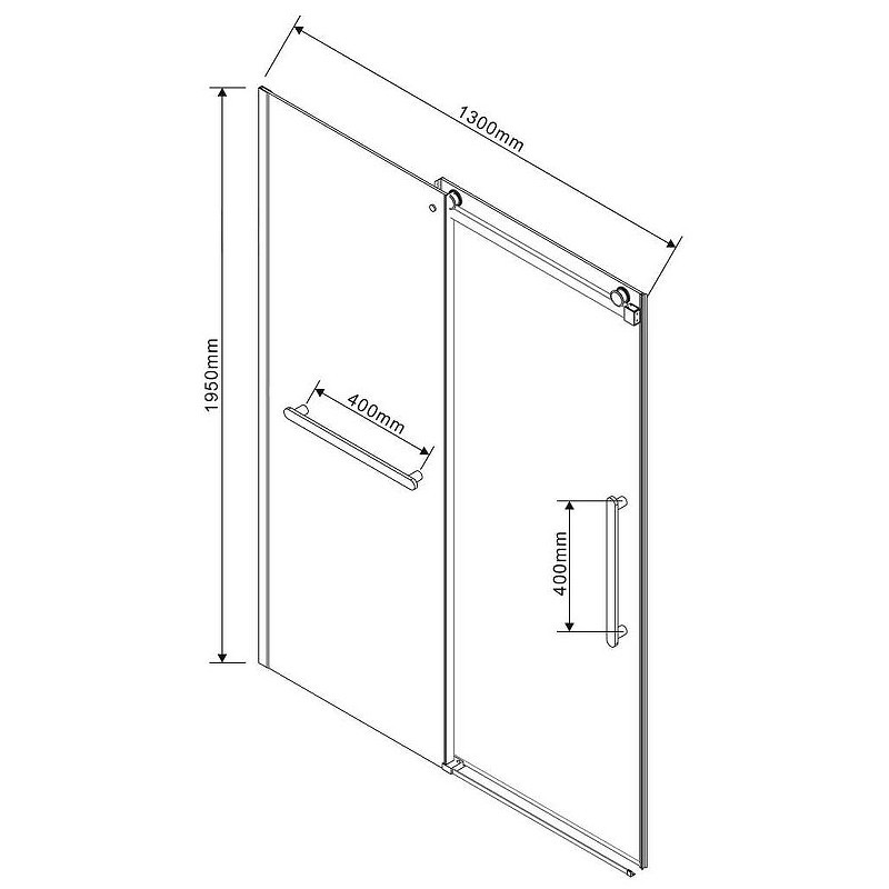 Душевая дверь Vincea Como Soft 130 VDS-1CS130CL
