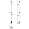 Электрический полотенцесушитель Vincea 15х140 VTD-1DCE