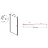 Душевая дверь Vincea Garda 150 VDS-1G150CLG