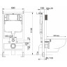 Комплект унитаза Vincea Globo VT1-14S с инсталляцией WellWant Standart 50 WWISI1110B