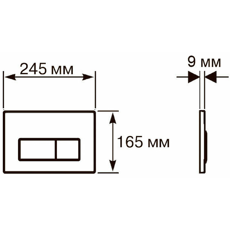 Комплект унитаза Vincea Globo VT1-14S с инсталляцией WellWant Standart 50 WWISI111BB