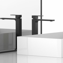 Смеситель для раковины Vincea Cube VBF-1C02MB