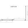 Душевой уголок Vincea Slim-N 120x90 VSR-4SN9012CLG
