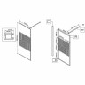 Душевая перегородка Vincea Walk-In 100 VSW-1HC100CFGM