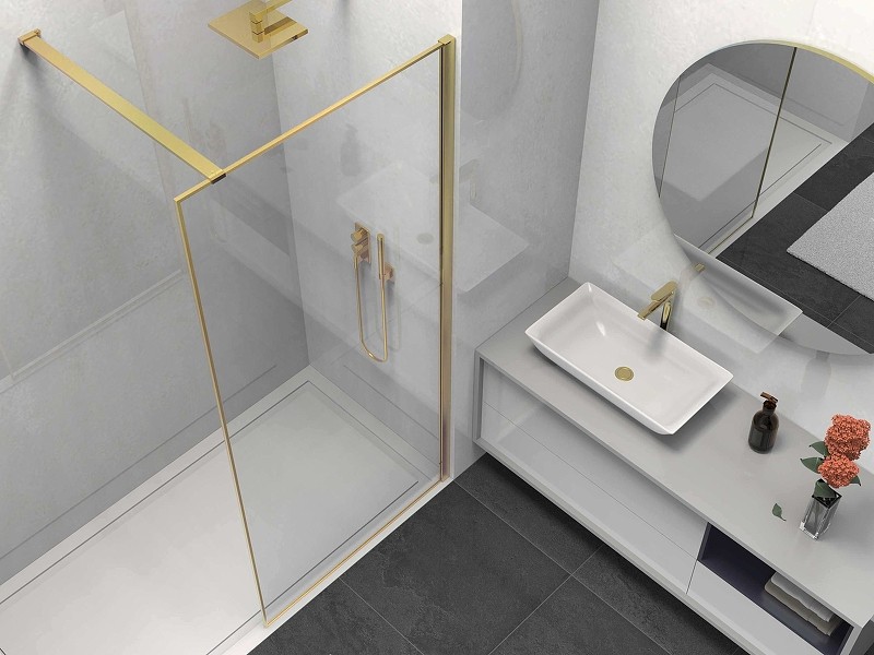 Душевая перегородка Vincea Walk-In 90 VSW-1HS900CLG