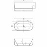 Акриловая ванна Vincea 170x80 VBT-426-1700MW