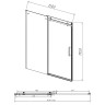 Душевая дверь Vincea Como-N 150 VDS-4CN150CL