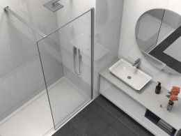 Душевая перегородка Vincea Walk-In 90 VSW-1HS900CLGM