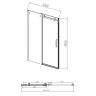 Душевая дверь Vincea Como-N 120 VDS-4CN120CL