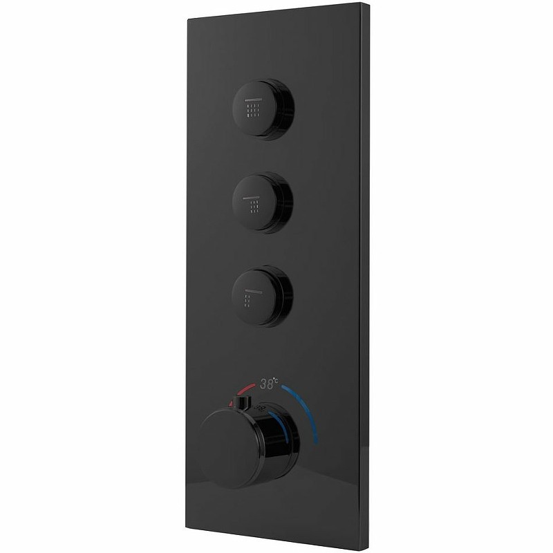Смеситель для душа Vincea VSCV-433TMB с термостатом