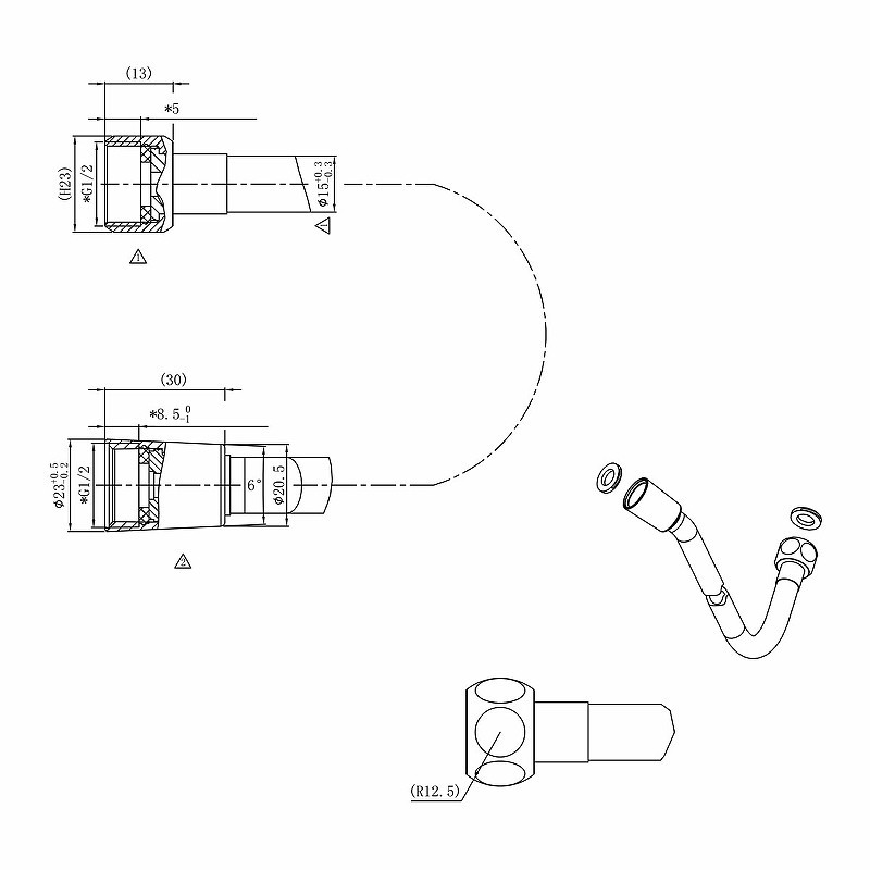 Душевая система Vincea Inspire VSFW-422TI2GM с термостатом