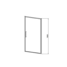 Душевая дверь Vincea Slim 90 VDP-4SL900CL