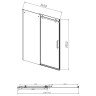 Душевая дверь Vincea Como-N 140 VDS-4CN140CLB