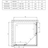Душевой уголок Vincea Alpha 90x90 VSS-3AL900CLB