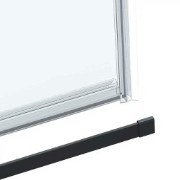 Душевой уголок Vincea Como Soft 110x100 VSR-1CS1011CLB