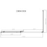 Душевой уголок Vincea Slim-N 130x80 VSR-4SN8013CGB