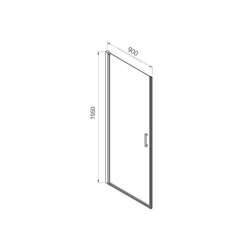 Душевой уголок Vincea Alpha 90х90 VSR-3ALP9090CL