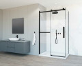 Душевой уголок Vincea Como Soft 110x80 VSR-1CS8011CLB