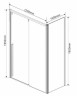 Душевой уголок Vincea Lugano 120х100 VSR-1L1012CLB-1